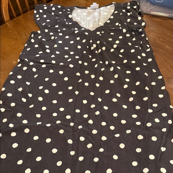 LuLaRoe Black and White Polka Dot Dress - Picture 2 of 15